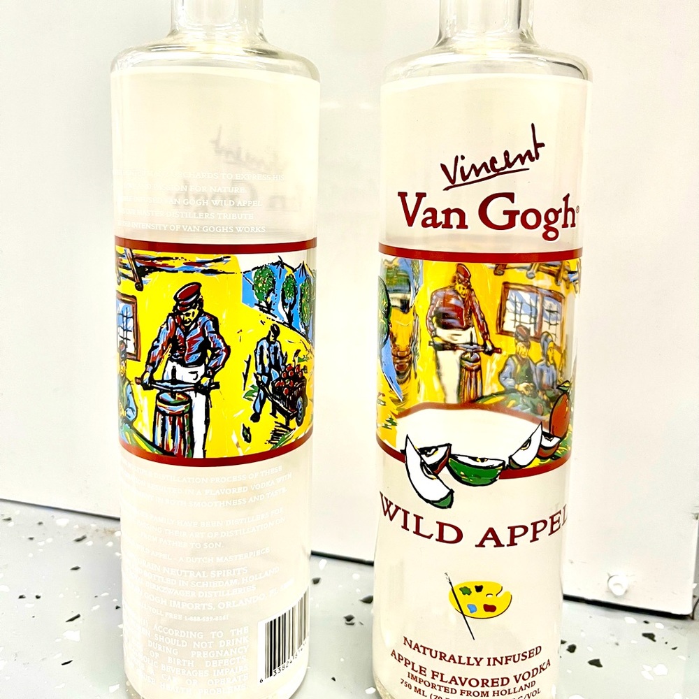 Van Gogh Vodka (empty) Bottles